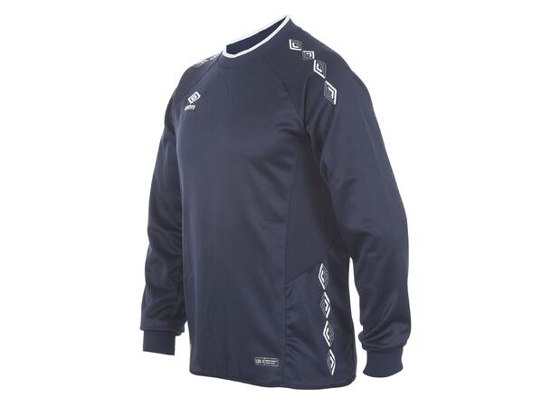 UMBRO UX-1 Trn Sweater jr Marine/Hv 116 Teknisk treningsgenser 